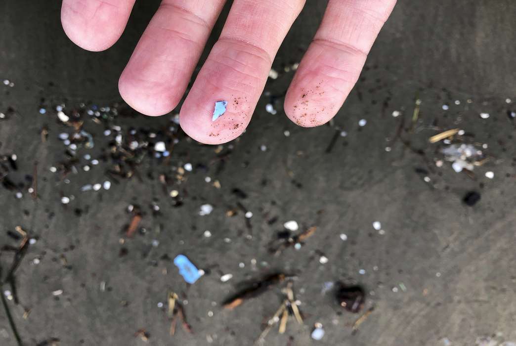 Microplastics can be found anywhere. Even in road dust. (AP Photo/Andrew Selsky)