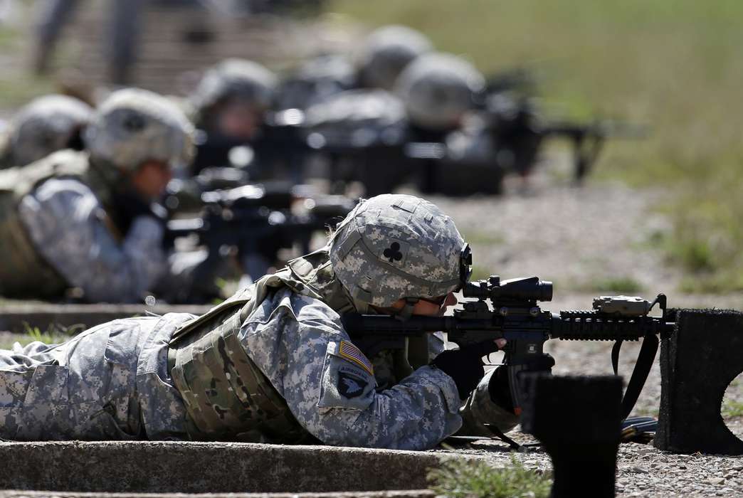 Future battlefields may look very different. (AP Photo/Mark Humphrey)