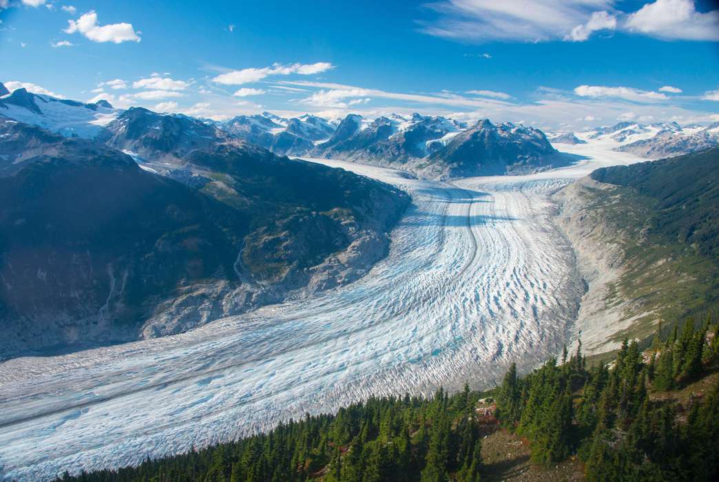 Satellite images have shown the global threat to glaciers from the warming climate. (Brian Menounos)