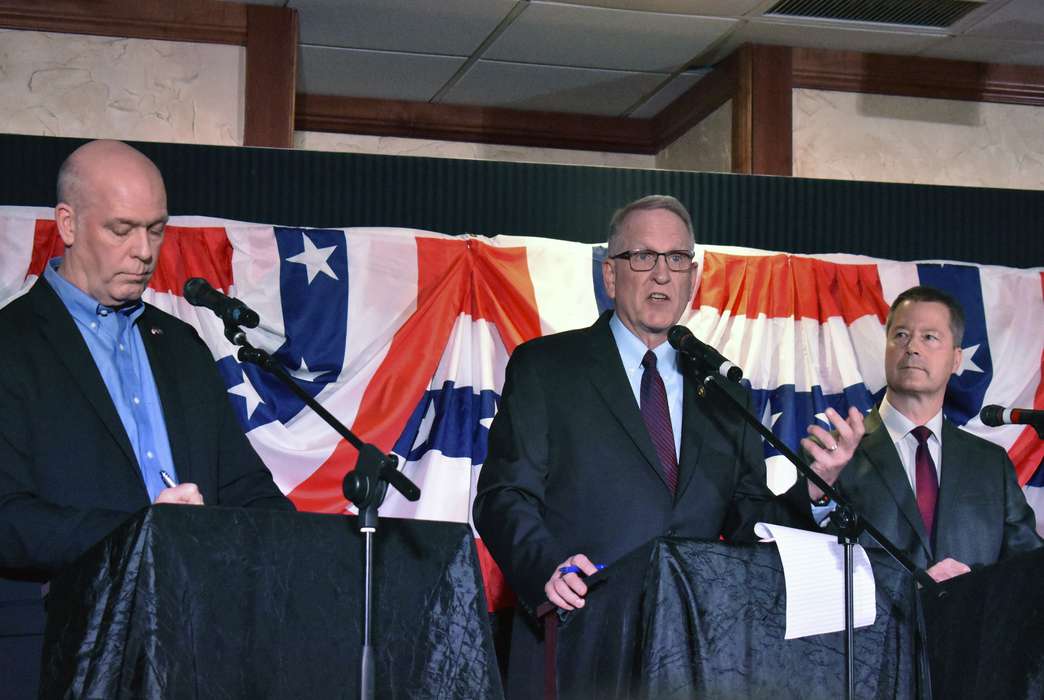 Male and female candidates get judged differently for aggressiveness. (AP Photo/Matthew Brown)