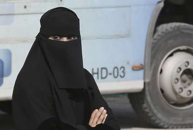 Limited rights rather than oil booms may be responsible for fewer Muslim women in the workforce. (AP Photo/Khalid Mohammed)
