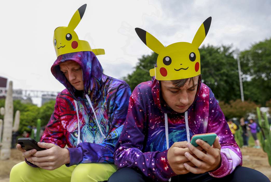 Augmented reality games such as Pokemon GO tap into something beyond normal gameplay enjoyment. (AP Photo/Amr Alfiky)