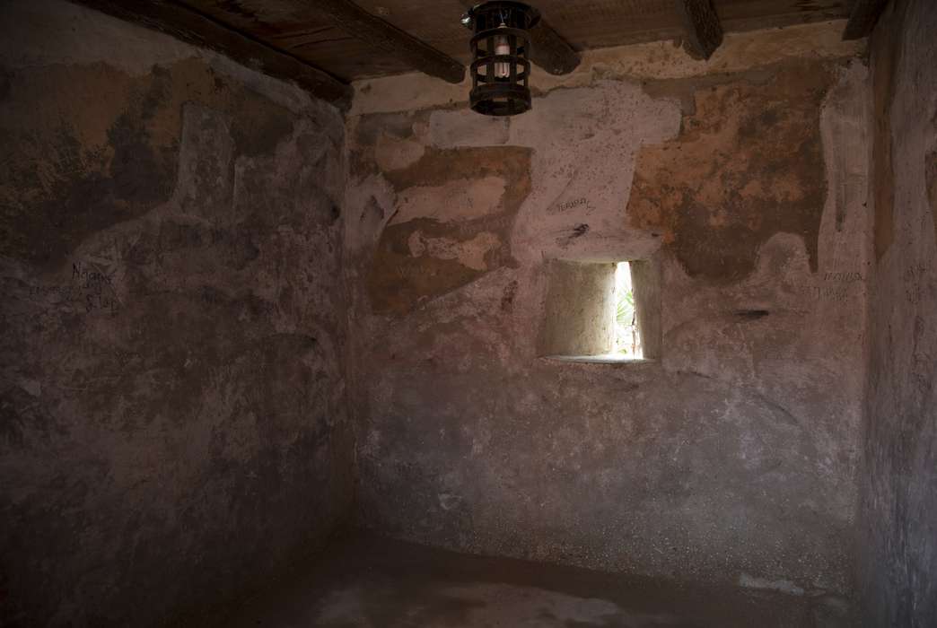 This centuries-old slave room is linked with modern-day sub-Saharan violence. (AP Photo/Carolyn Kaster)